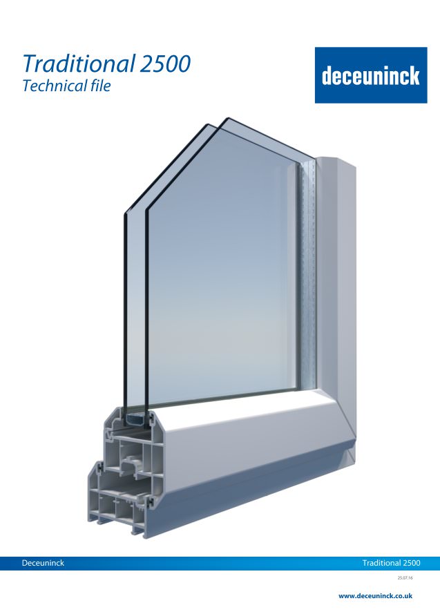 Deceuninck 2500 Technical Manual